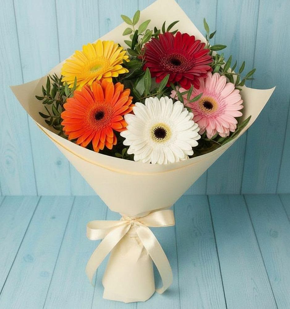 Букет цветов из: Герберы в Хасанье