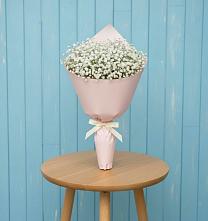 Букет цветов из:  Гипсофила в Хасанье