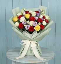 Букет цветов из:  Розы в Хасанье