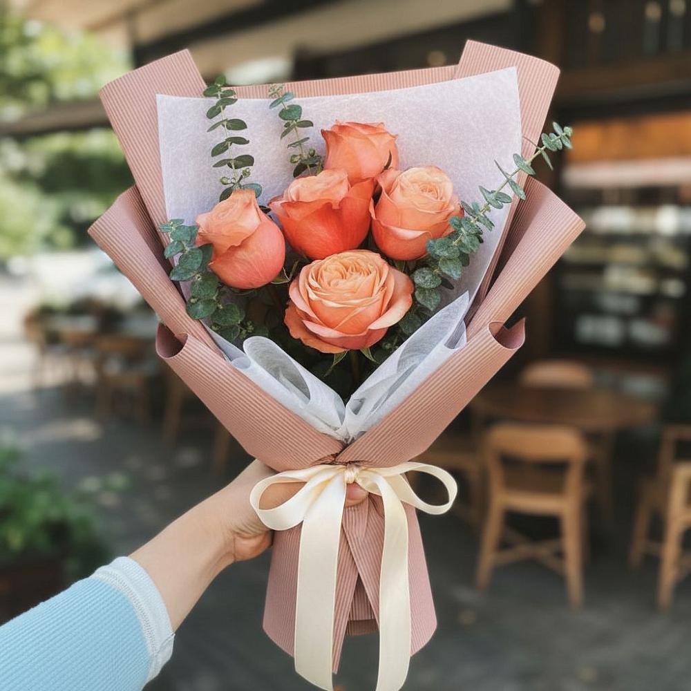 Букет цветов из: Розы в Хасанье