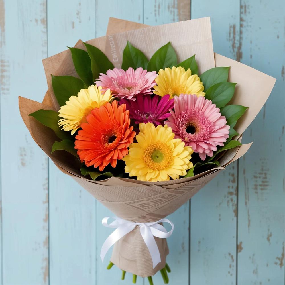 Букет цветов из: Герберы в Хасанье