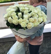 Букет 35 Белых роз #REPLACE_PRED# Хасанье