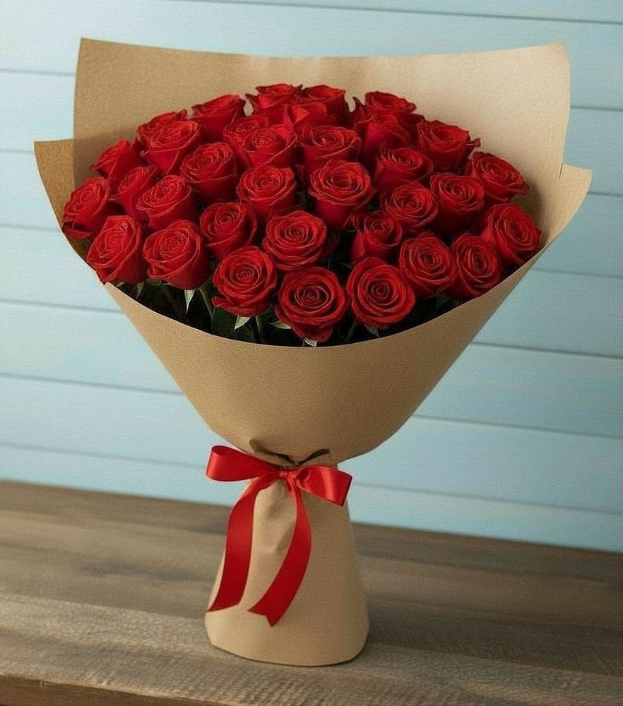 Букет Красные розы Милано в Хасанье
