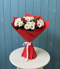 Букет цветов из:  Хризантемы в Хасанье