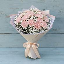 Букет цветов из:  Гвоздики в Хасанье