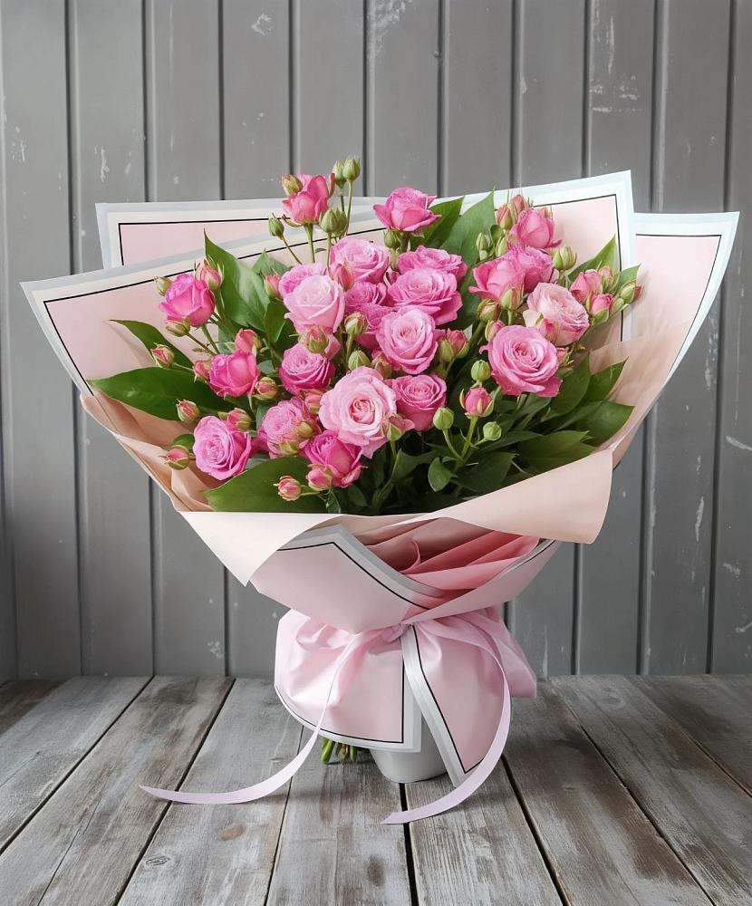 Букет Розовый кустик в Хасанье