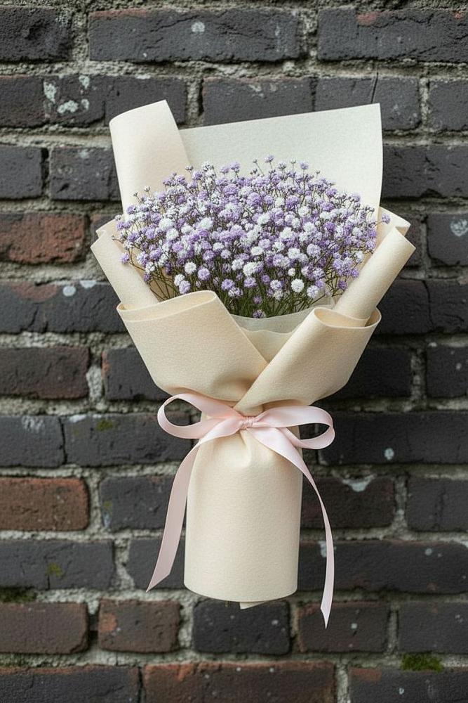 Букет цветов из: Гипсофила в Хасанье