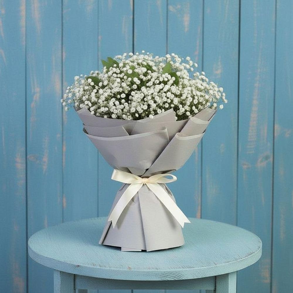 Букет цветов из: Гипсофила в Хасанье