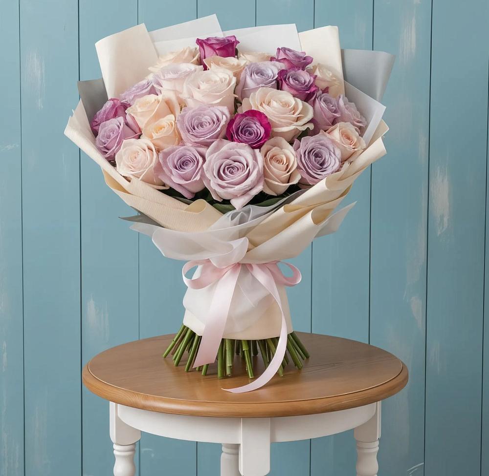 Букет цветов из: Розы в Хасанье