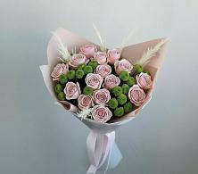 Букет цветов из:  Розы и Хризантемы #REPLACE_PRED# Хасанье