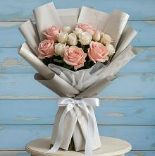 Букет цветов из:  Розы #REPLACE_PRED# Хасанье