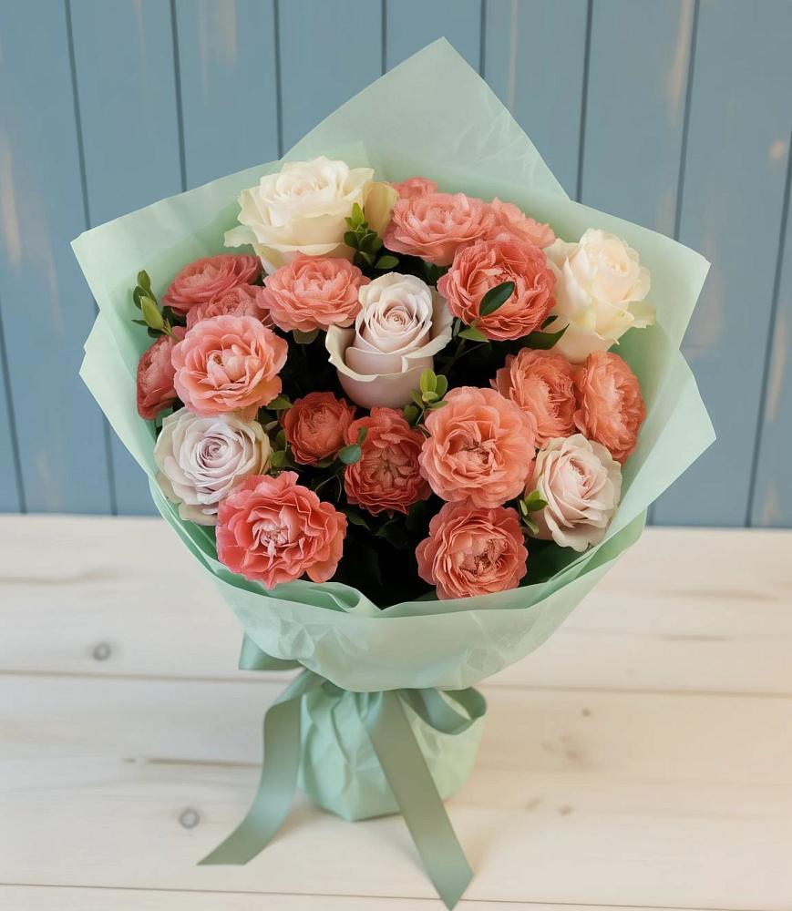 Букет цветов из: Розы в Хасанье