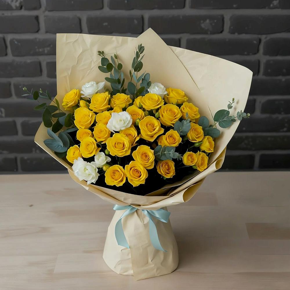 Букет цветов из: Розы в Хасанье