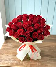 Букет 29 Красных роз в Хасанье