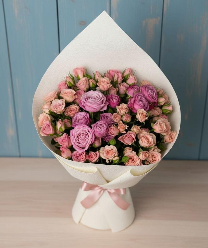 Букет цветов из: Розы в Хасанье