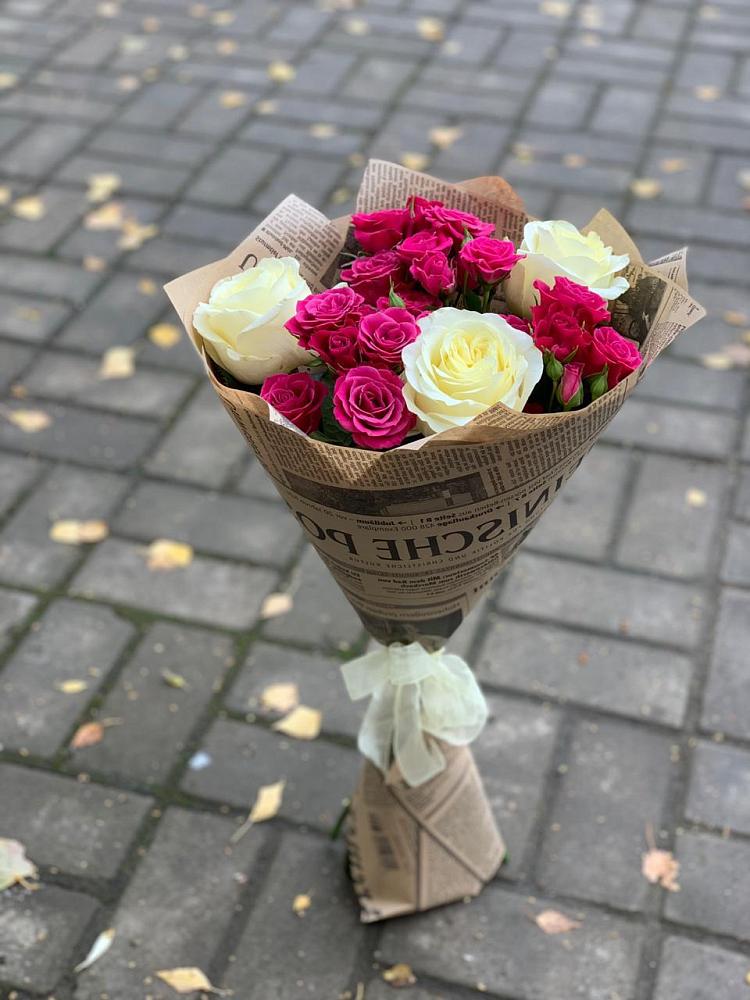 Букет цветов из: Розы в Хасанье