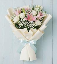 Букет цветов из:  Лилии в Хасанье